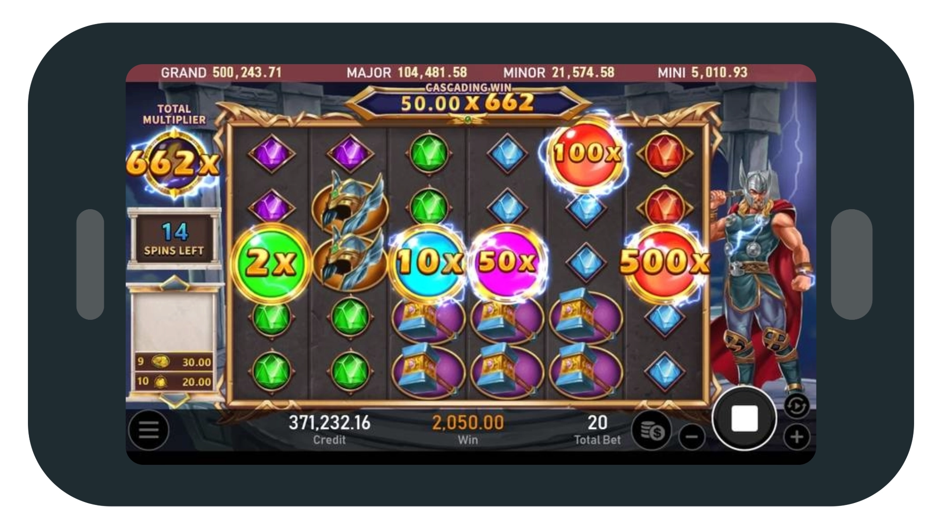 RSG 雷神之鎚遊戲畫面