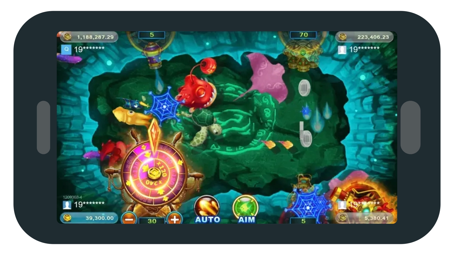 RSG 捕魚【八爪天下海霸王】遊戲畫面