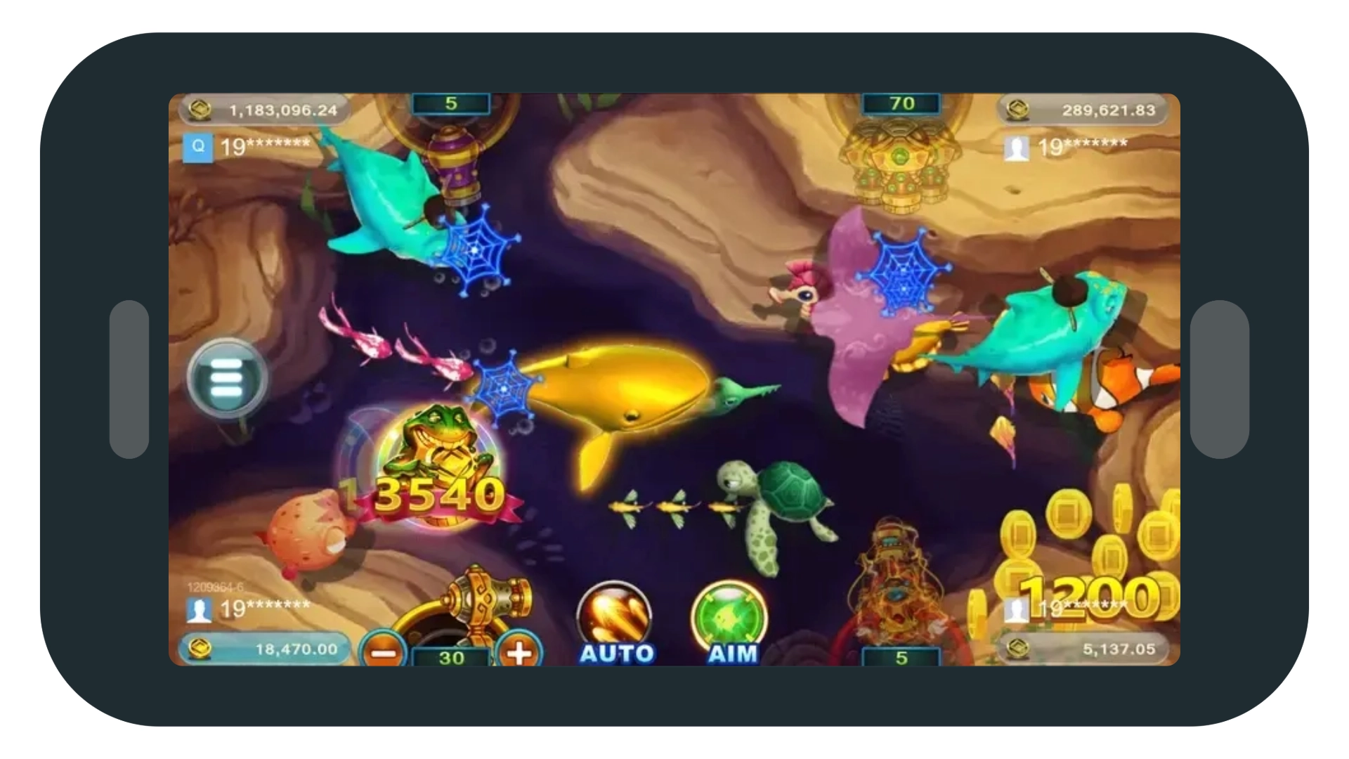 RSG 捕魚【八爪天下海霸王】遊戲畫面