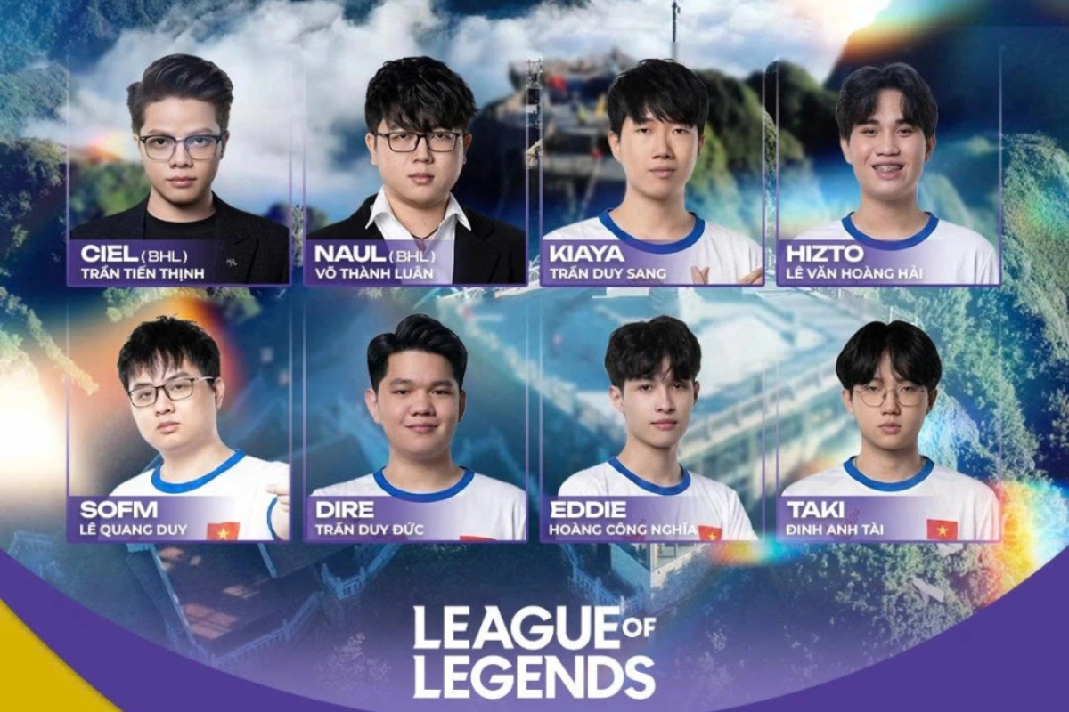 英雄聯盟亞運 2026 越南隊名單